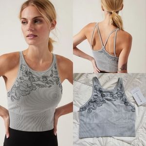 NWT - Athleta Aurora Seamless High Neck Crop Tank